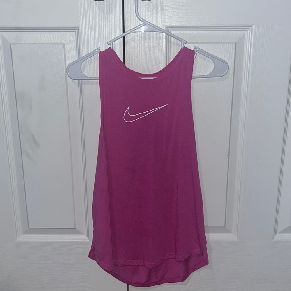 Pink Nike tank top